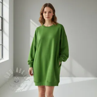 Triko materijal čupav JOGGING green