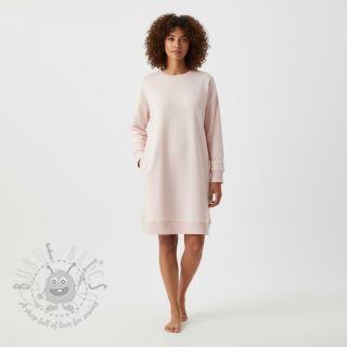 Triko materijal čupav JOGGING soft rose