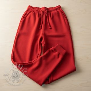 Triko materijal čupav JOGGING red