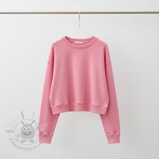Triko materijal čupav JOGGING soft pink