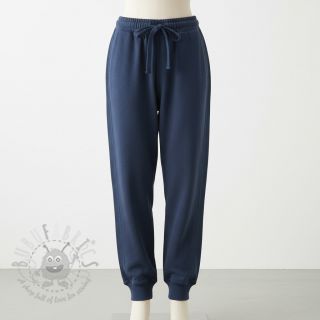 Triko materijal čupav JOGGING navy