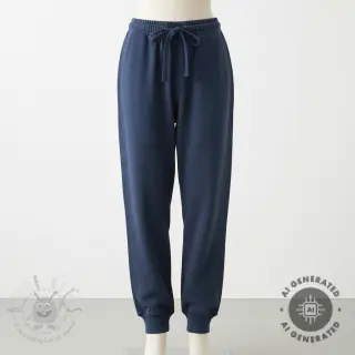 Triko materijal čupav JOGGING navy