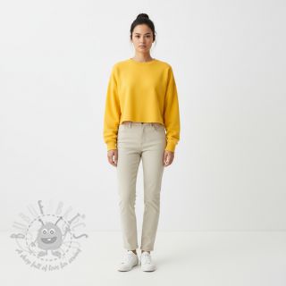 Triko materijal čupav JOGGING yellow