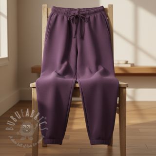 Triko materijal čupav JOGGING dark purple