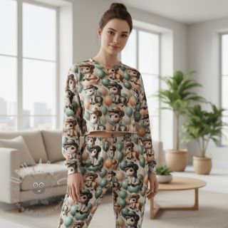 Triko Happy horse design B digital print