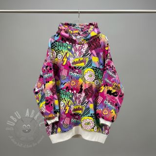 Triko Manga fuchsia digital print