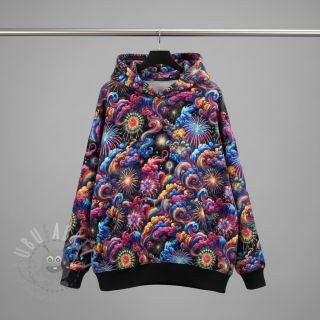 Triko Fire works design E digital print