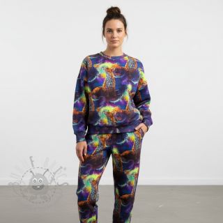 Triko Fantasy planets digital print