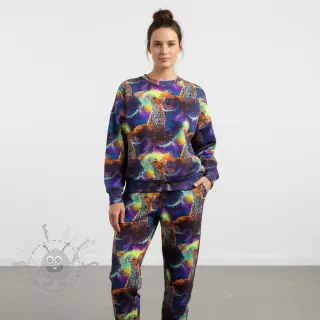 Triko Fantasy planets digital print