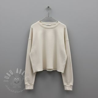 Triko materijal čupav s lanom SIMPLY NATURAL