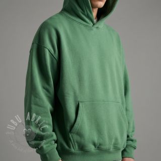 Triko materijal čupav JOGGING forest green