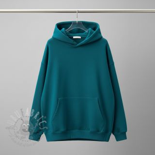 Triko materijal čupav JOGGING petrol