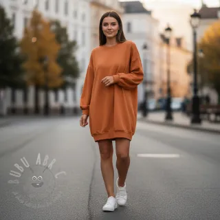 Triko materijal čupav JOGGING salmon