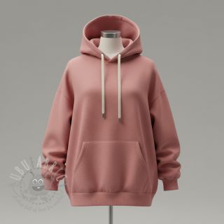 Triko materijal čupav JOGGING blush