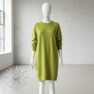 Triko materijal čupav JOGGING olive