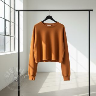 Triko materijal čupav JOGGING rust