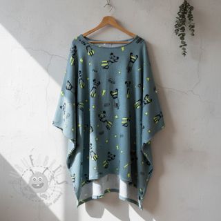 Jersey NEON Super heroes smoke blue melange