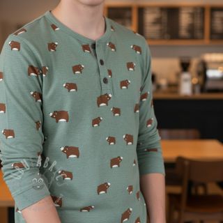 Jersey Bears dark mint melange