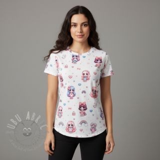 Jersey Dolls white digital print