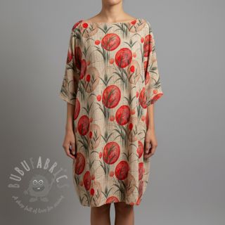 Jersey VISKOZA Enjoy The Silence red digital print