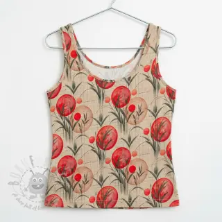 Jersey VISKOZA Enjoy The Silence red digital print