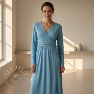 Jersey VISCOSE LYCRA HEAVY blue topaz