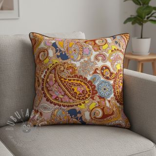 Umjetno krzno Paisley digital print