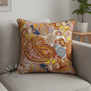 Umjetno krzno Paisley digital print
