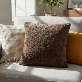 Umjetno krzno Curly mocha