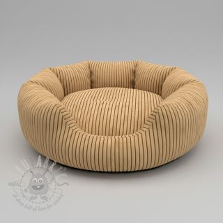 Umjetno krzno Shadow stripes bronze