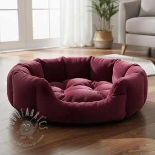 Umjetno krzno SMOOTH bordeaux