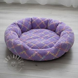 Umjetno krzno s tilom MULTI lilac