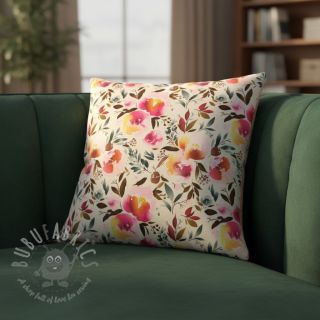 Umjetno krzno Flower multicolour