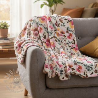 Umjetno krzno Flower multicolour