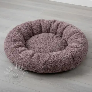 Umjetno krzno Curly mauve