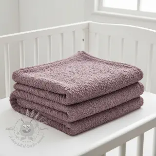 Umjetno krzno Curly mauve