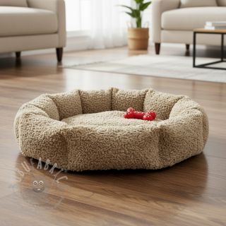 Umjetno krzno Curly beige