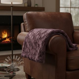 Umjetno krzno aubergine