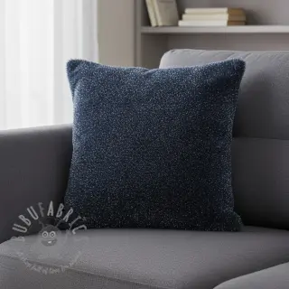 Umjetno krzno LUREX SILVER navy