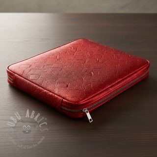 Umjetna koža SNAKE rouge metal