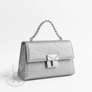 Umjetna koža SNAKE blanc argent