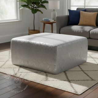 Umjetna koža SNAKE blanc argent