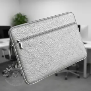 Umjetna koža SNAKE blanc argent