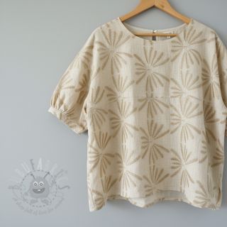 Viskoza s lanom Desert flowers design A