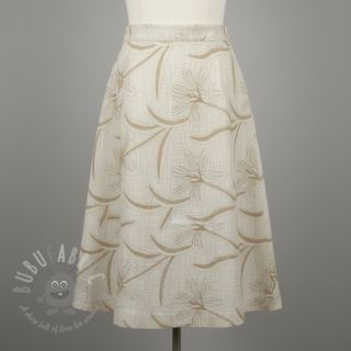 Viskoza s lanom Desert flowers design C