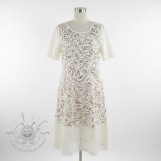 Viskoza s lanom FOIL Leaves bronze