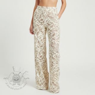 Viskoza s lanom FOIL Leaves bronze