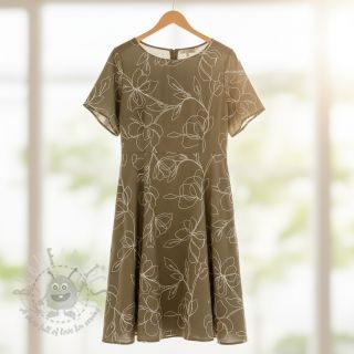 Viskoza s lanom EMBROIDERY Flower Danielle pickle