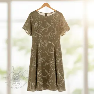 Viskoza s lanom EMBROIDERY Flower Danielle pickle