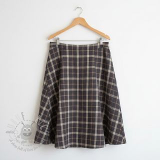 Viskoza s lanom YARN DYED Block brown